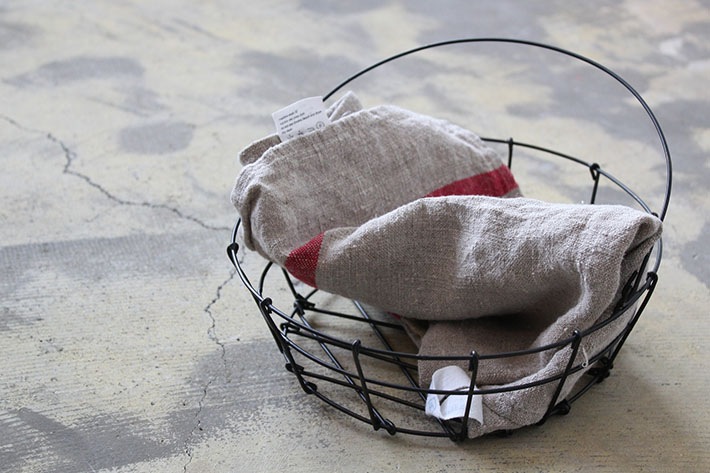 fog linen work フォグリネンワーク］ラウンドバスケット | すべての