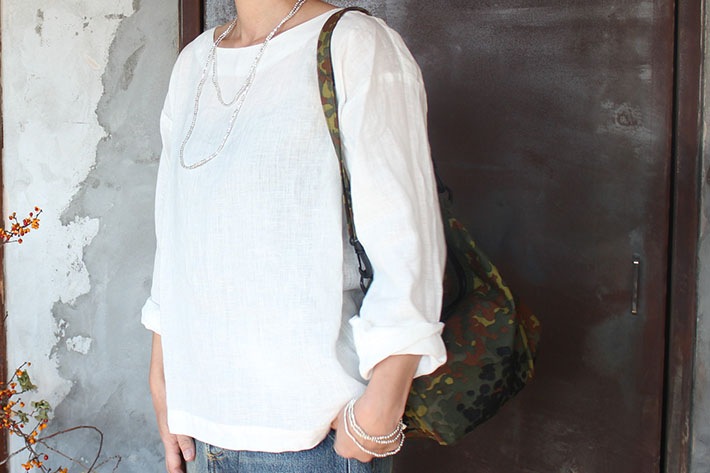 FLW［fog linen work/フォグリネンワーク］ジャニーヌトップ/JANINE 