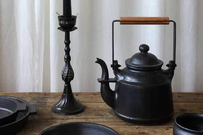 鈴木環] 耐熱陶器 やかん (クラッシック) | すべての商品 | とんぱhanare