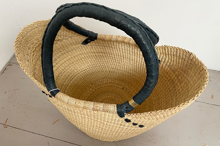 【新品未使用】 biga バスケット 長方形 かご NEW!［ biga ］ Bolga basket ボート | biga | とんぱhanare