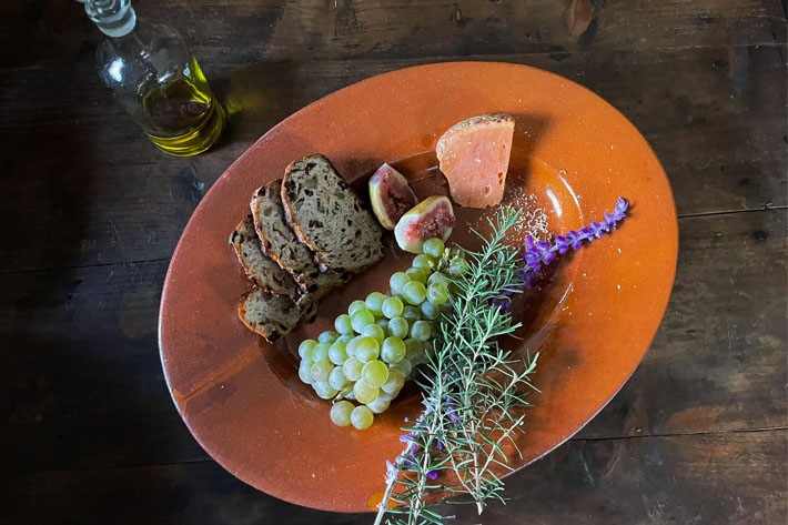 フランスアンティーク　テラコッタオーブン皿 フランスアンティーク 南仏テラコッタのオーブン皿 グラタン皿