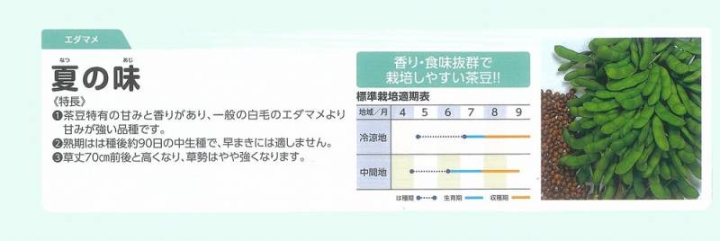 エダマメ】夏の味〔0053〕 | エダマメ | 野菜・草花の種苗の通販は