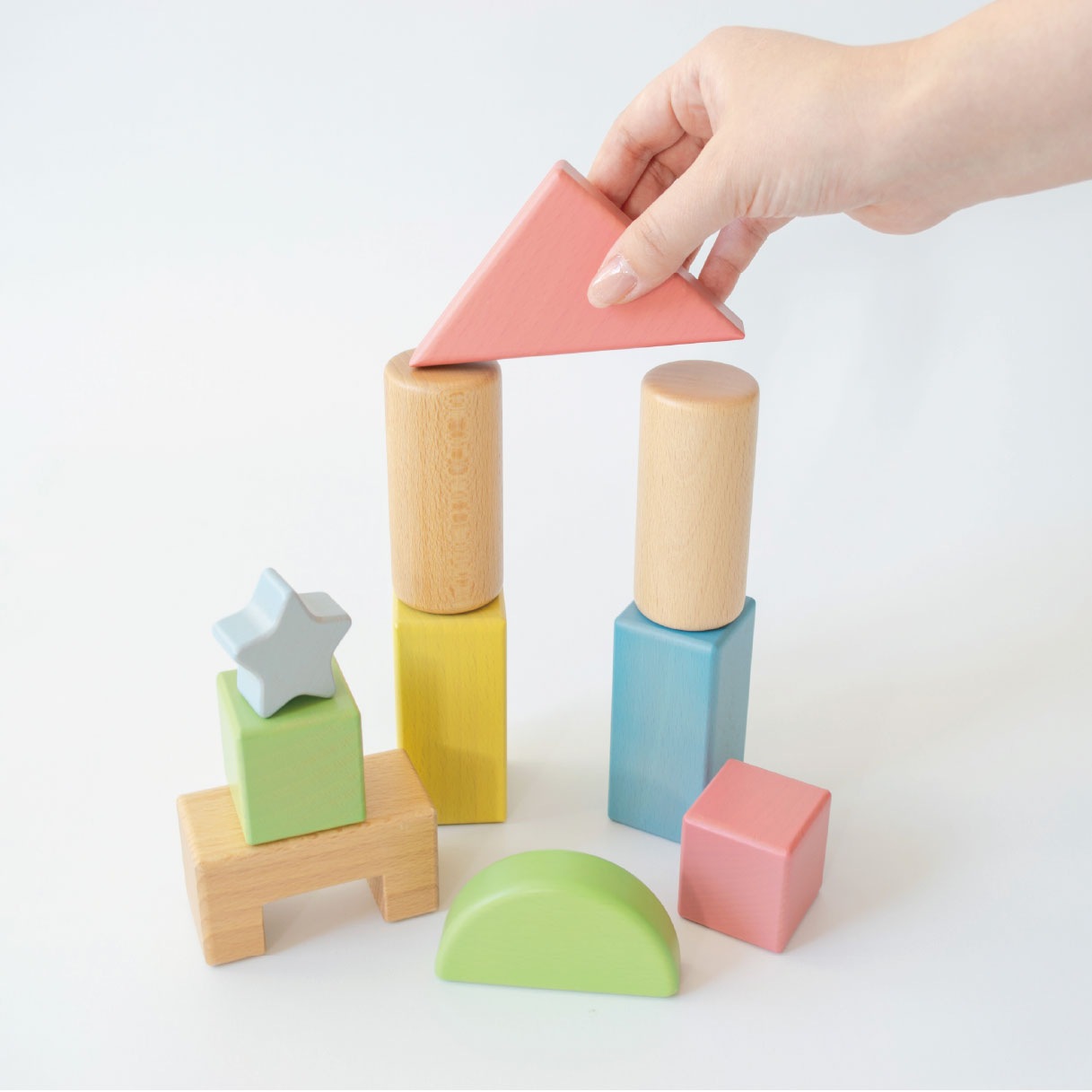 いろいろ積み木 カラフル 積み木 | otete