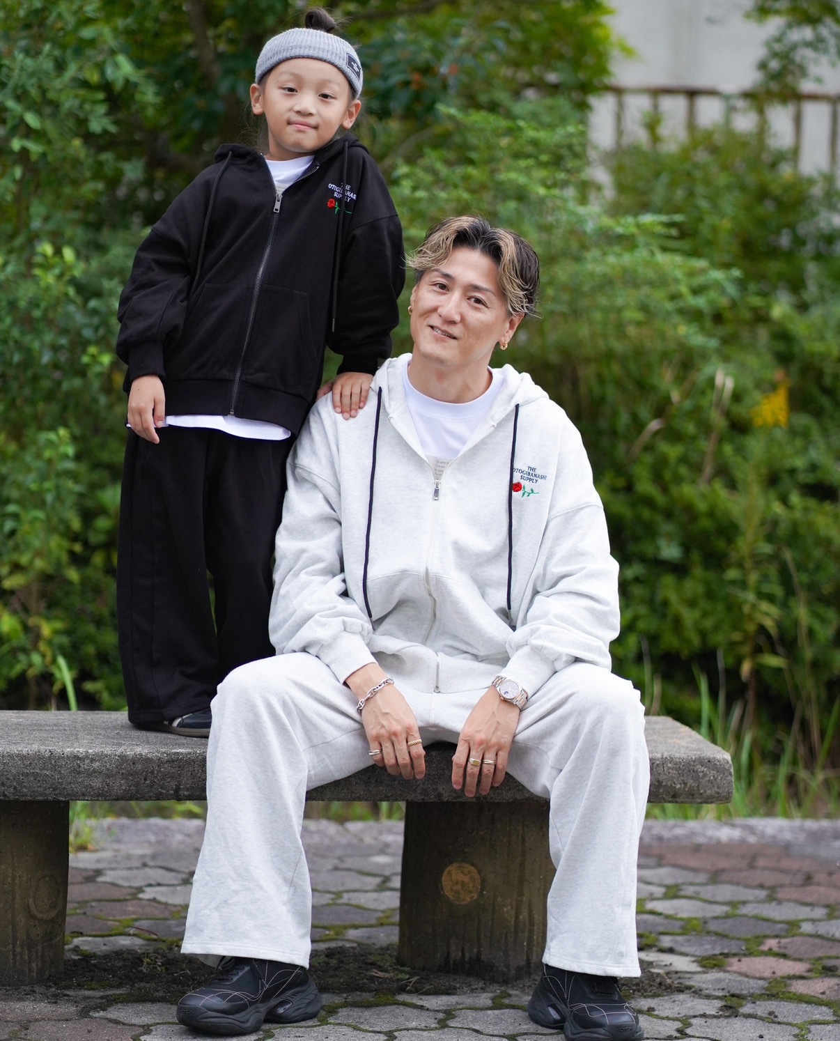 hb rose hoodie - kids��adult