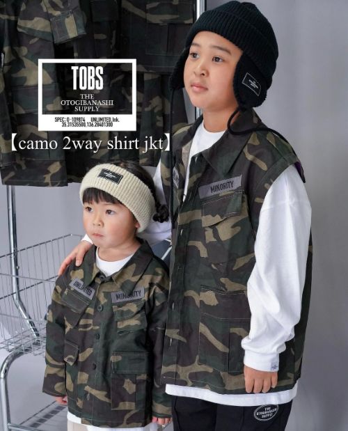 ��original�ۤȤ���㤦camo jkt �� kids��adult