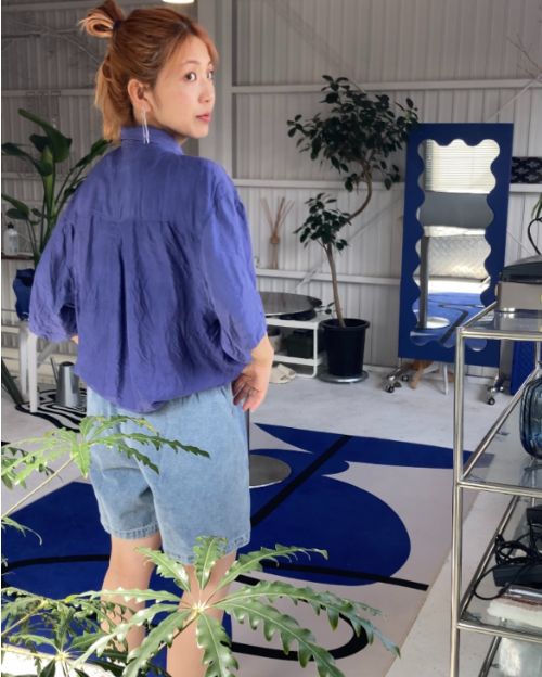 ��original��line denim halfpants �� kids��adult