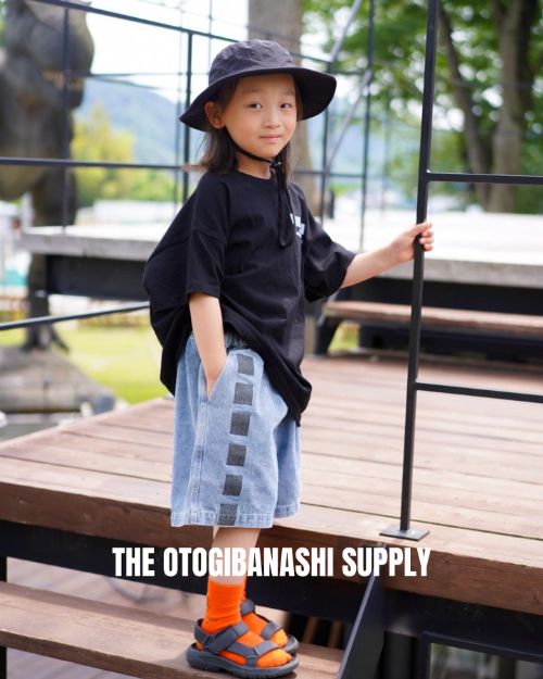 ��original��line denim halfpants �� kids��adult