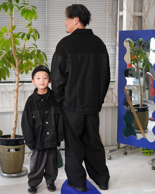 denim mix jkt - kids��adult