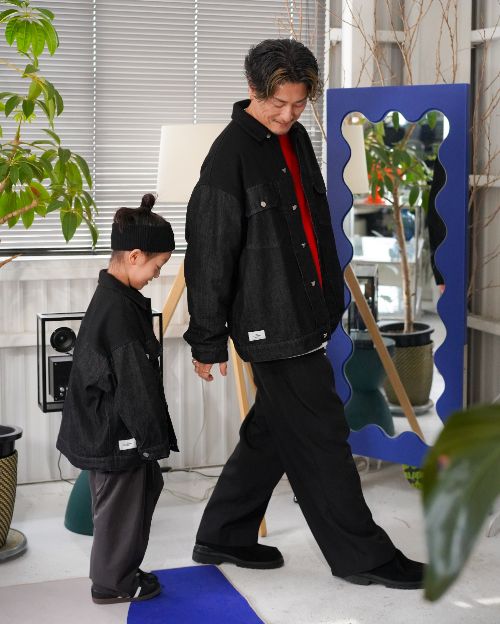 denim mix jkt - kids��adult