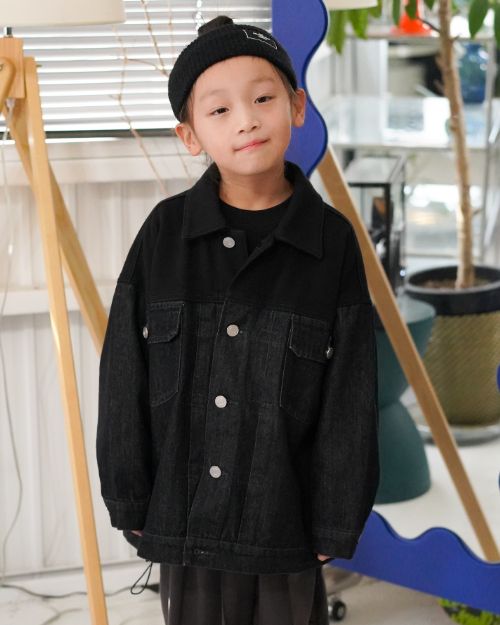 denim mix jkt - kids��adult