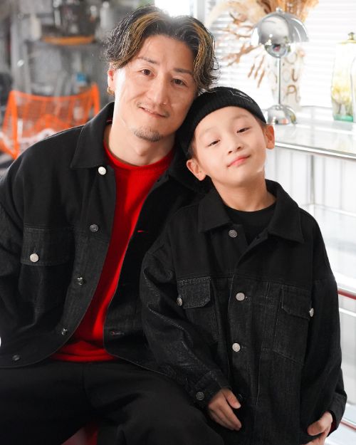 denim mix jkt - kids��adult