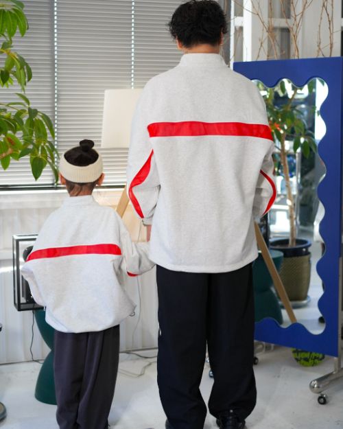 half zip sweat - kids��adult