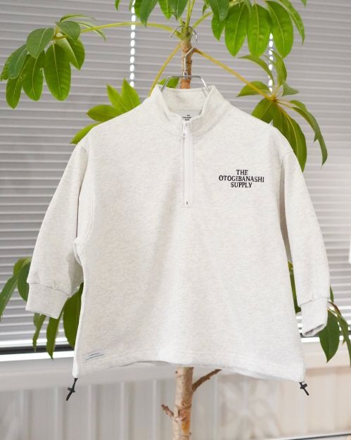 half zip sweat - kids��adult