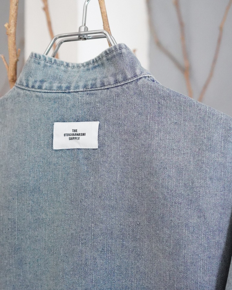 denim half zip - kids��adult