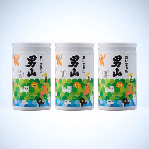 あにまる缶3本セット（180ml×3本） | 味わい,やや辛口 | 男山