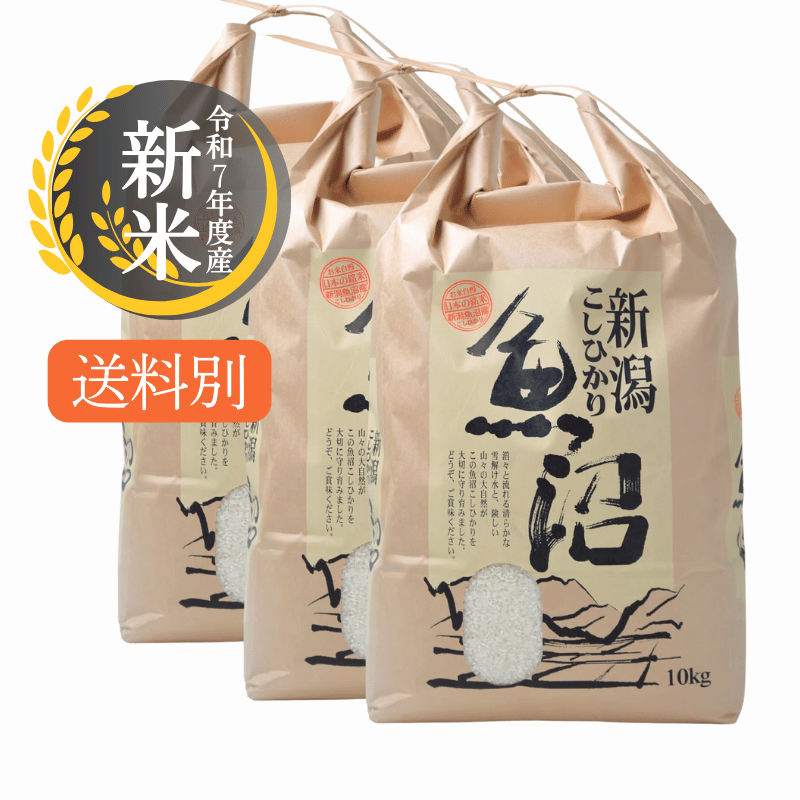 令和7年度産 魚沼産コシヒカリ | 玄米30kg