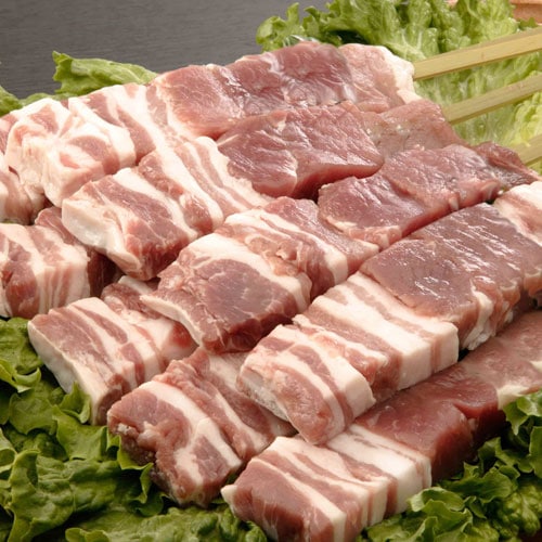 岩手県花巻産「白金豚」大串10本セット