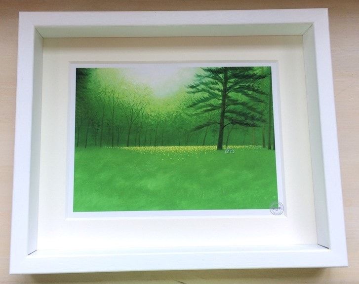 葉祥明夕陽の丘