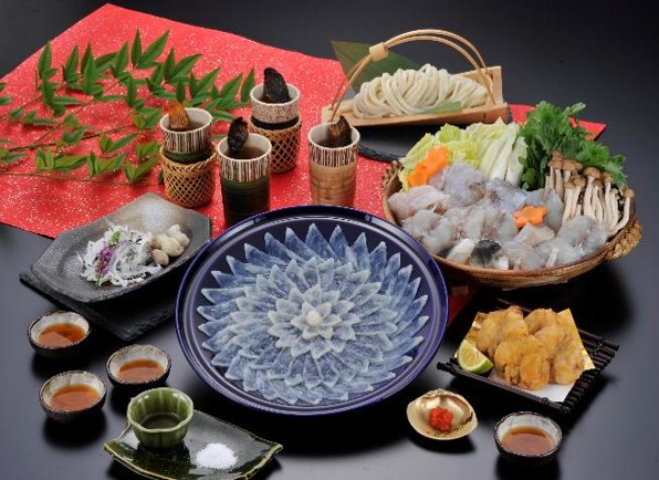 【期間限定：４月末迄】ふく料理にぎわいフルコース（４人前）