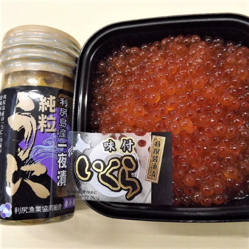 うに一夜漬といくら醤油漬セット
