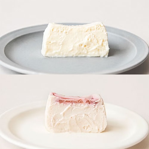 お取り寄せ-牧場手づくりミルクチーズケーキセット＆The PURE MILK
