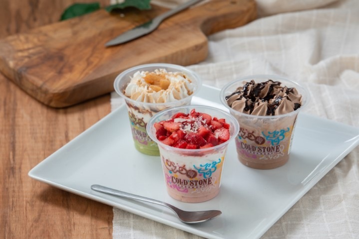 ハニーフラット様 アイスクォーツ お取り寄せ-コールド・ストーン・クリーマリー<br>ミニパフェ アイス