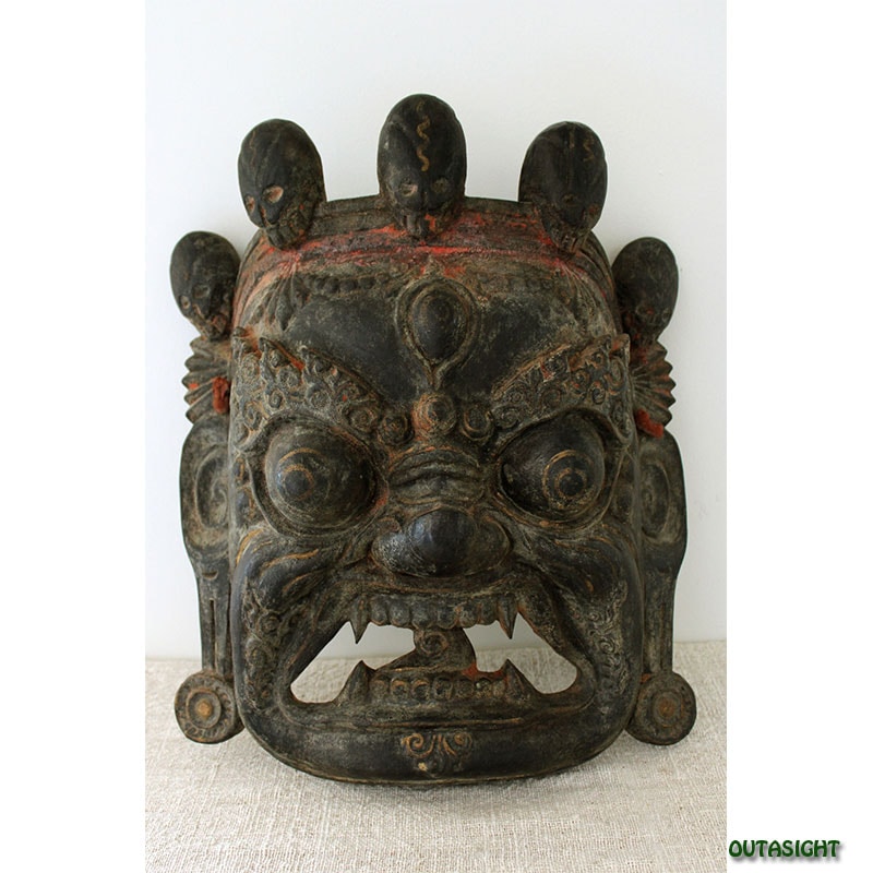 能面 |小面、お面 、女面 |古民藝【古美術】【骨董】 【公式通販】