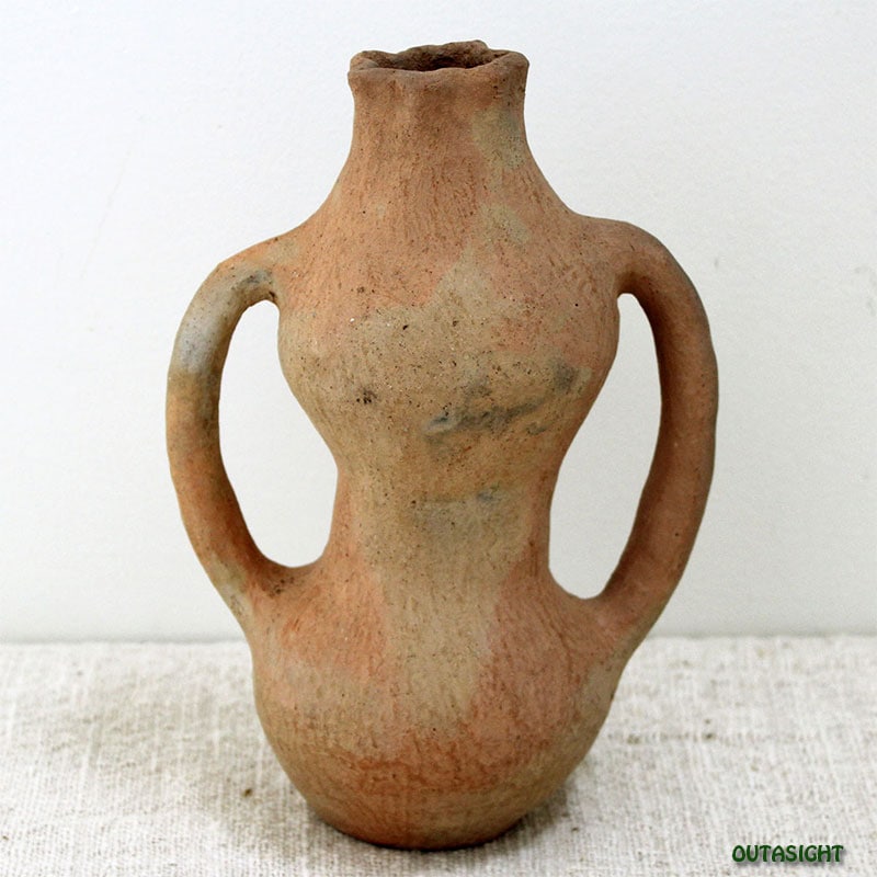 大きな壺　高さ63cm A009 大きく古い水甕/壺 高さ47cm 【引取限定品】 | 庭の古道具