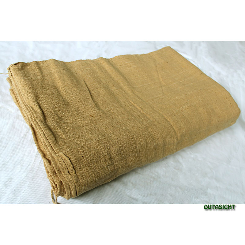 コットン(木綿)反物生地 手紡ぎ 手織 桑染色 タイ TMR-23 | Textile  