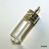 クォーツ(水晶)六角柱 シルバー ペンダントトップ NS-44