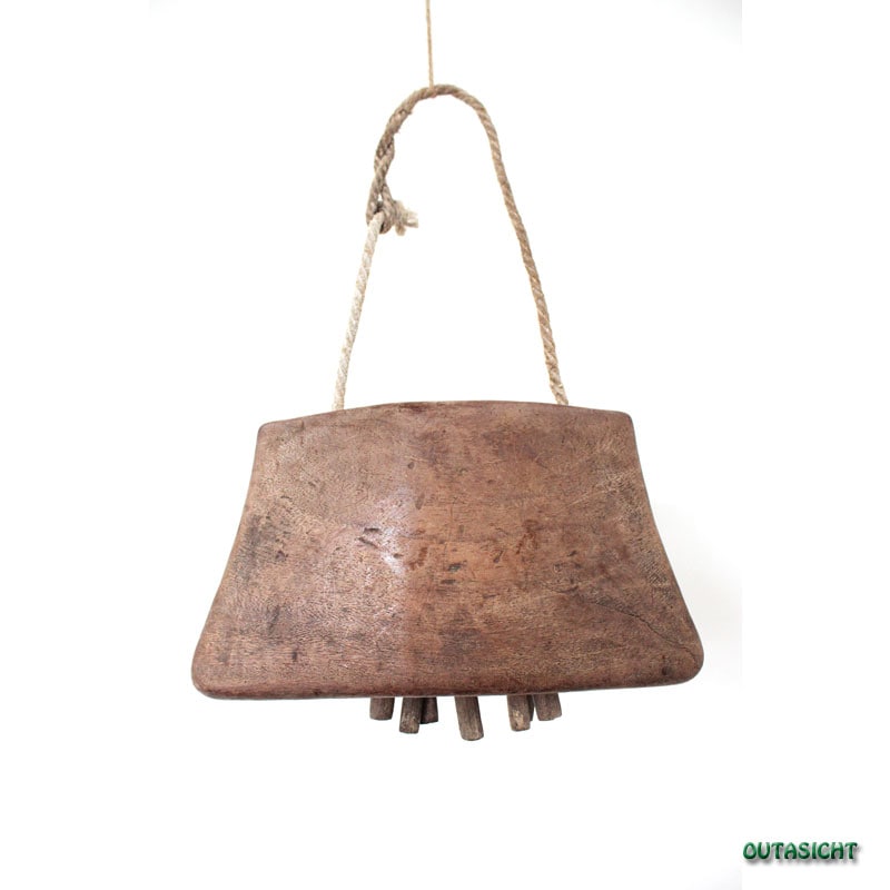 木製カウベル アンティーク ロンボク島 インドネシア INAO-37
