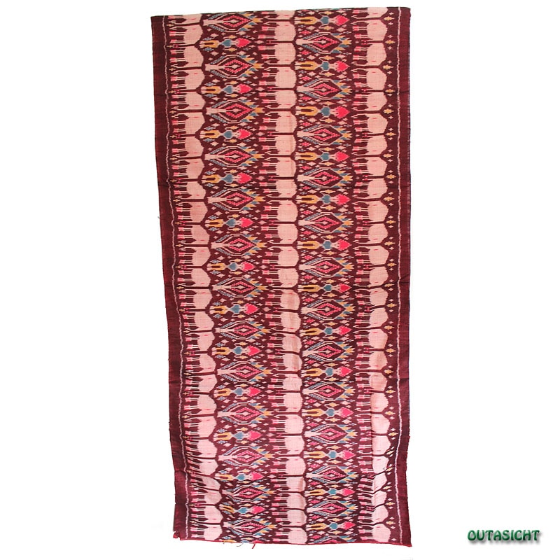 シルク 手織絣布 ラオス LT-06 | Textile/織物・染物/布,ラオスの染織