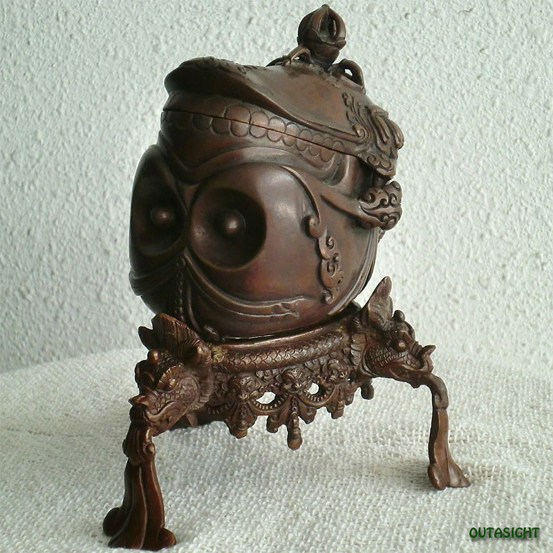 スカル カパラ 銅製 41010602 | Handicraft/民具・仏具など