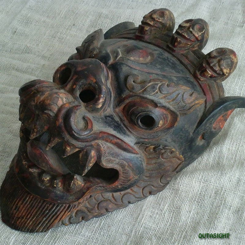 限定価格セール! 韓国 仮面 お面 マスク 民族面 木製 木彫り 壁掛け