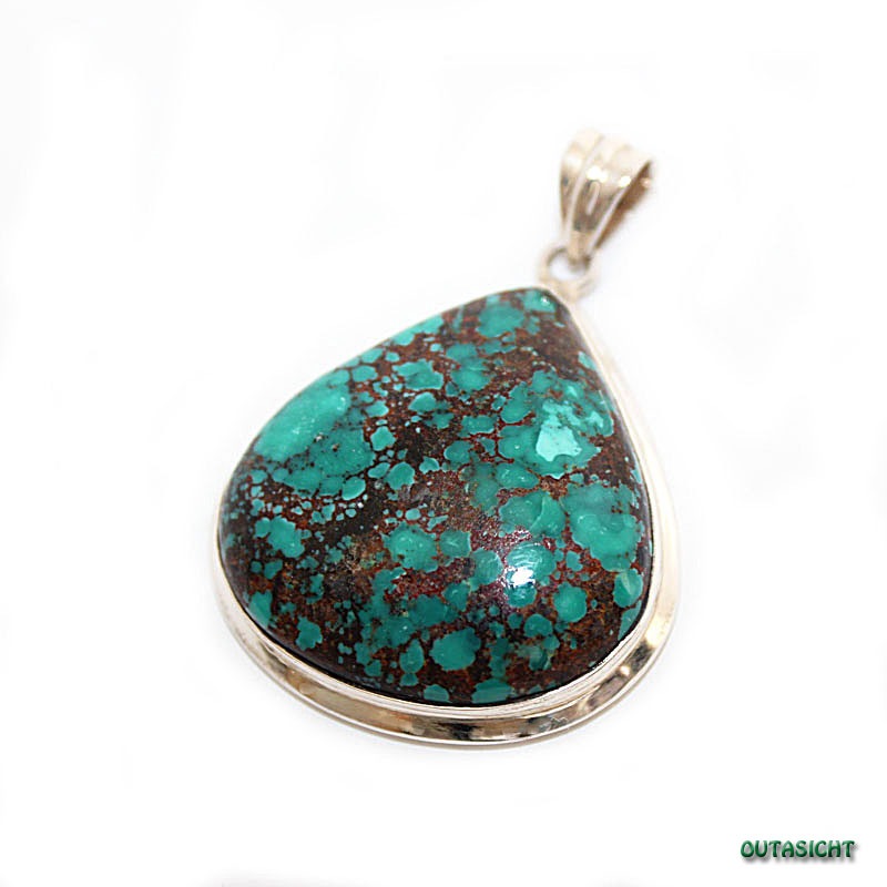 チベタンターコイズペンダントトップ ト*ー様 チベタンターコイズ×K18