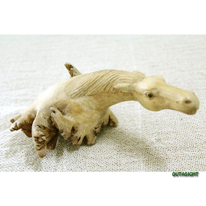 宿り木の木彫 馬 バリ島 INNS-20 | Handicraft/民具・仏具など