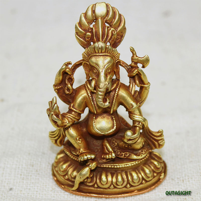 茶色のガネーシャ像 ガネーシャ【33cm】 の通販[送料無料] - TIRAKITA.COM