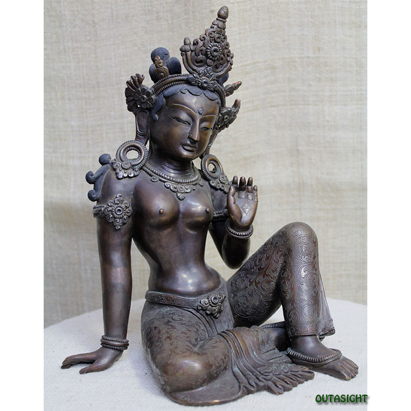 仏教美術　木彫　パールバティ像　置物　N　8904 仏教美術 木彫 パールバティ像 置物 N 8904 楽天市場】シヴァ