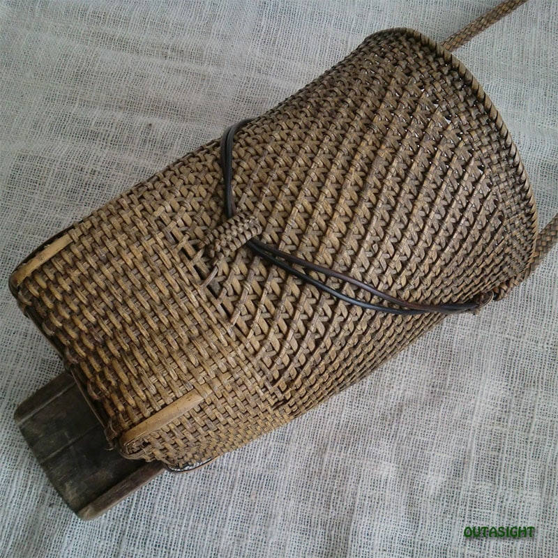 フィリピン2段かご工芸品