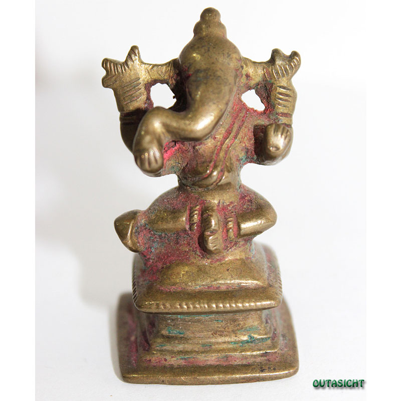 真鍮像 ガネーシャ アンティーク インド IAS-17 | Statue/彫像/金属像  