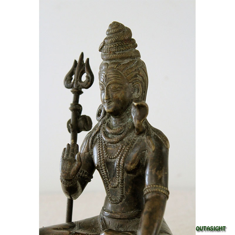 ネパール神様像 シヴァ 真鍮製 NAS-13 | Statue/彫像/金属像/置物