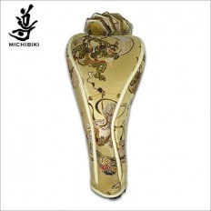 ［導 -MICHIBIKI-］金襴織ヘッドカバー 風神雷神 淡 ユーティリティ（受注生産）