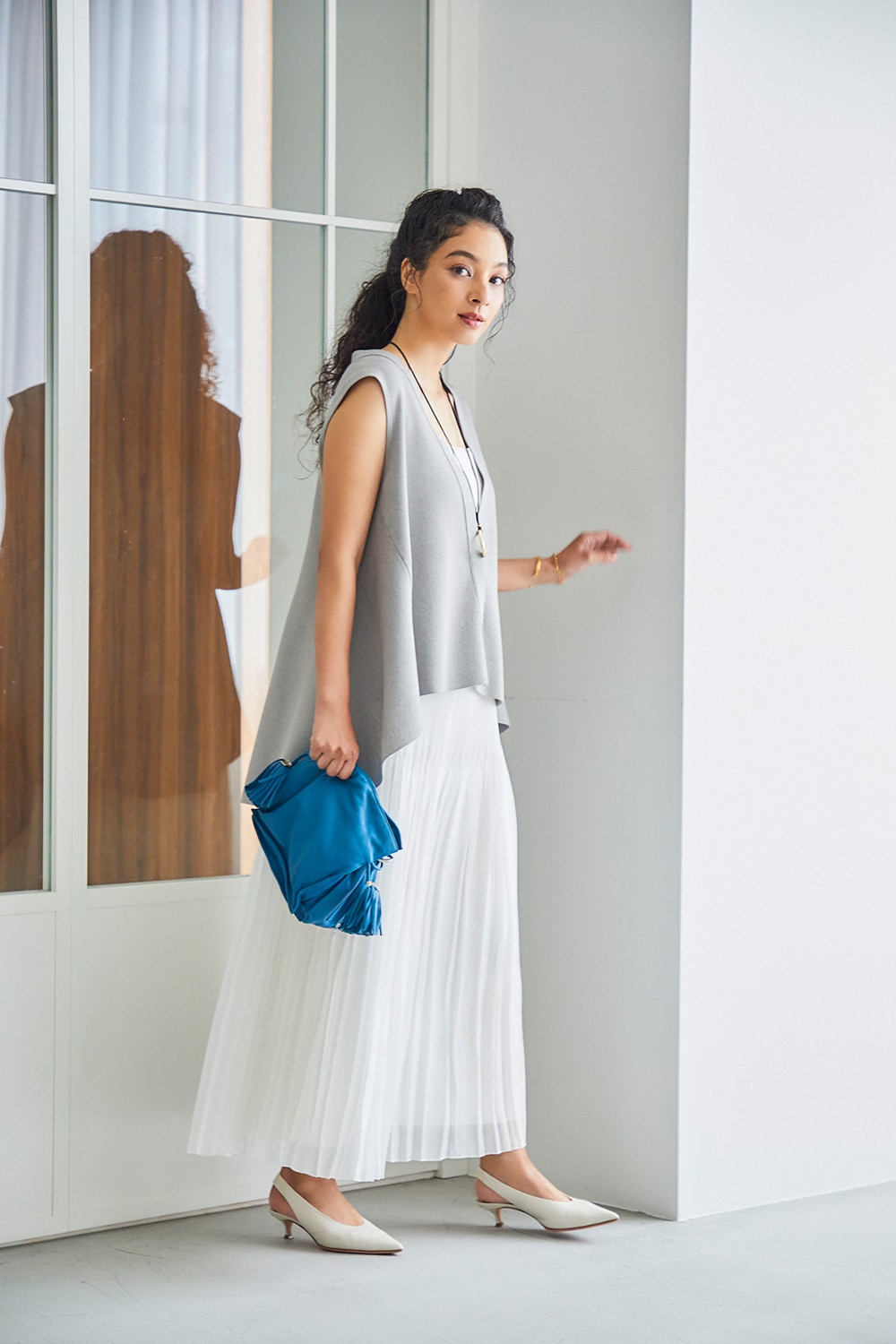 ◎新品未使用【オアーノ】バッグフレアニットジレ m35761094871_1.jpg?1758979358