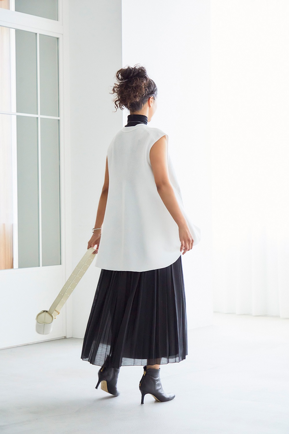 【再販】2025MS_バッグフレアニットジレ