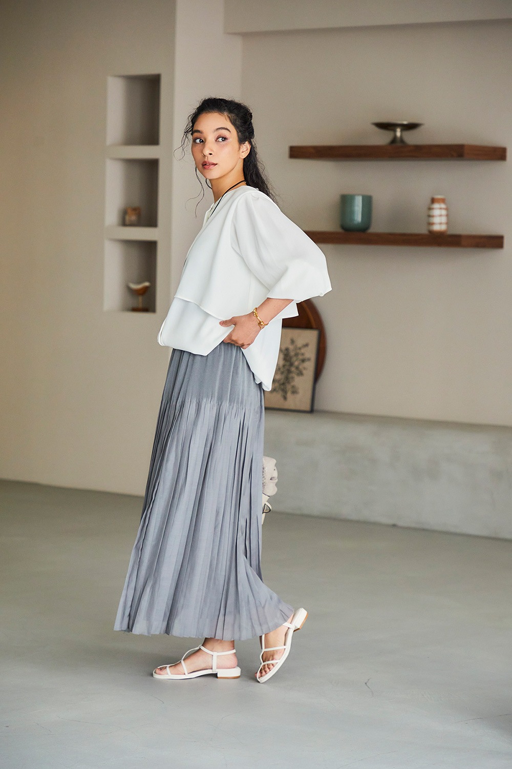 【再販】2025MS_シアープリーツスカート