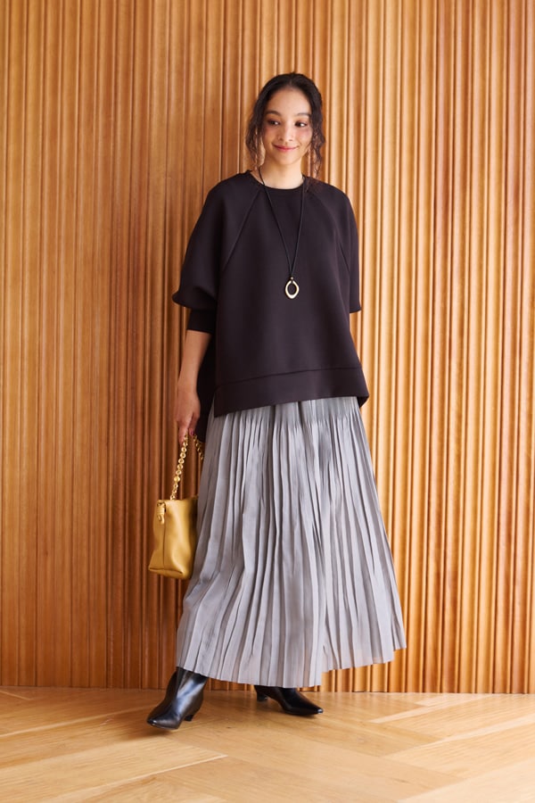 新品未使用　かぐれ　今季　コットンリヨセルスウェットプルオーバー　2025 新品未使用 かぐれ 今季 コットンリヨセルスウェットプル