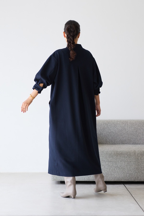 【再販】2025AW_フロントタイVネックワンピース