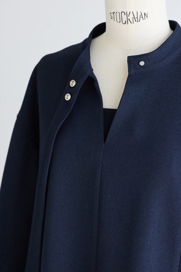 【再販】2025AW_フロントタイVネックワンピース