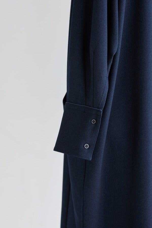 【再販】2025AW_フロントタイVネックワンピース