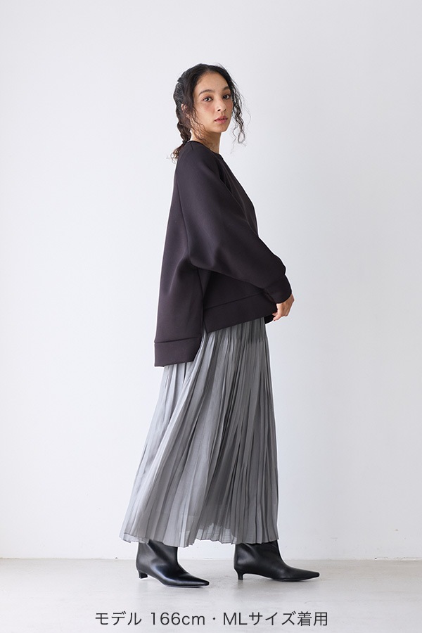 オアーノ　スウェットプルオーバー　ブラック　M 再販】2025AW_スウェットプルオーバー（12月注文受付・発送予定